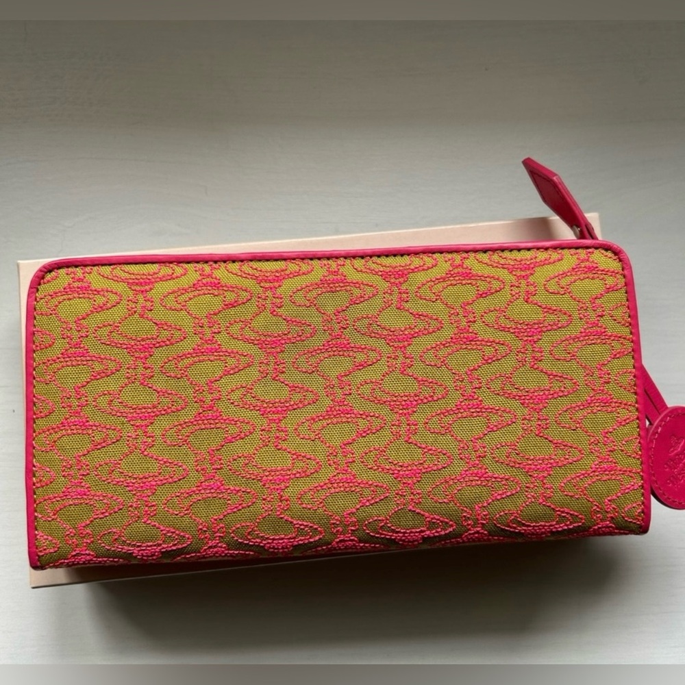 Vivienne Westwood Orb Monogram Canvas Wallet